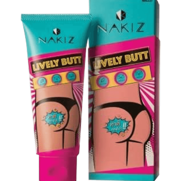 Nakiz Lively Butt & Nakiz Lively Serum Woman Skin Care Underarm Inner Thigh Buttock Set